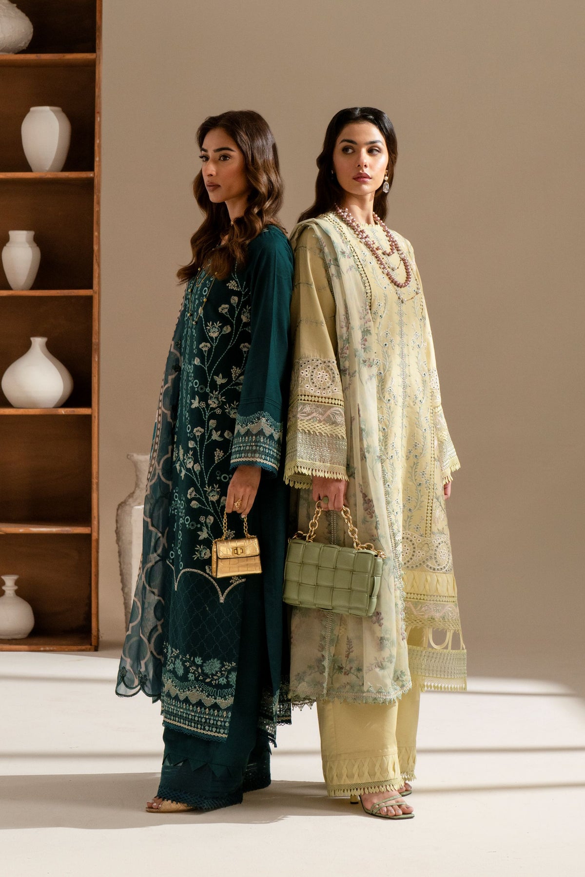 Azzal | Unveils Exquisite Embroidered Chiffon Luxury Dresses