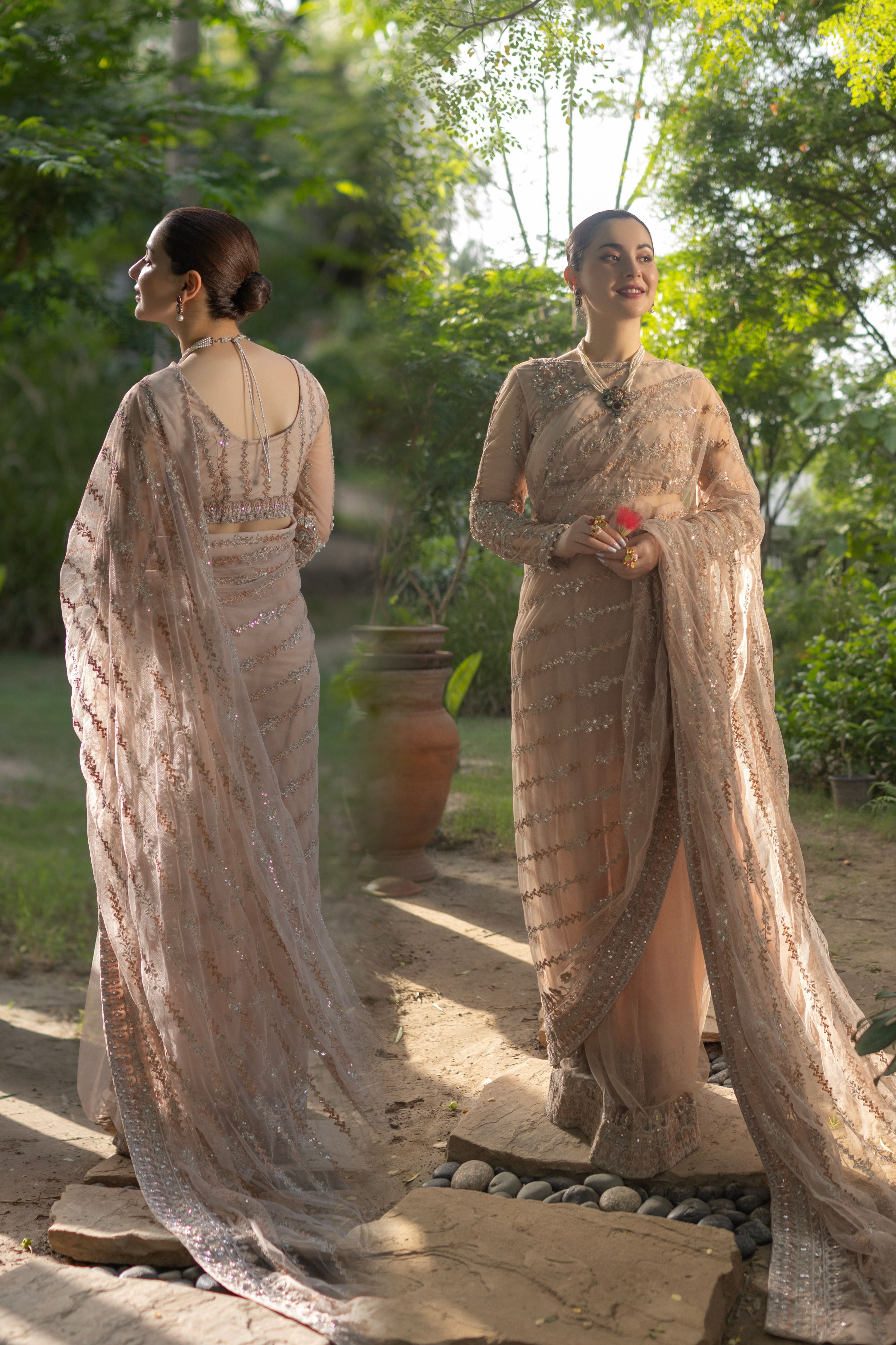 Azzal | Unveils Exquisite Embroidered Chiffon Luxury Dresses